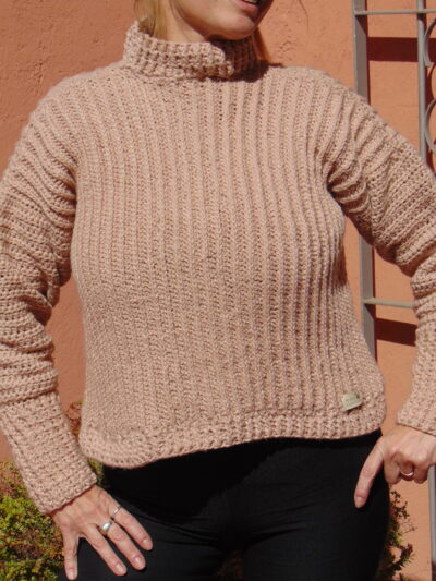 Sweater tejido a crochet