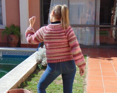 SWEATER TEJIDO A CROCHET