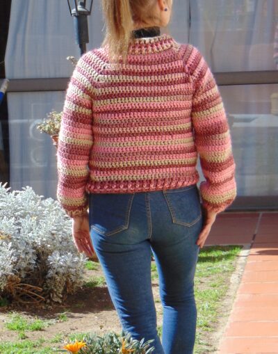 SWEATER TEJIDO A CROCHET