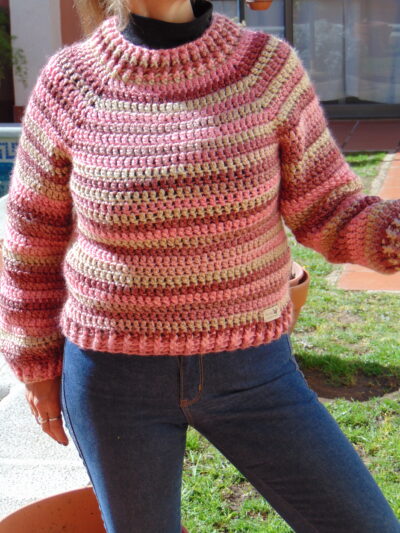 SWEATER TEJIDO A CROCHET